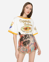 Cropped jersey T-shirt - | Dolce & Gabbana