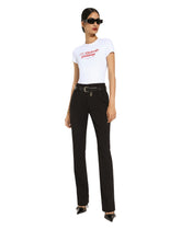 Jersey T-shirt with Dolce&Gabbana print - | Dolce & Gabbana