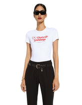 Jersey T-shirt with Dolce&Gabbana print - | Dolce & Gabbana