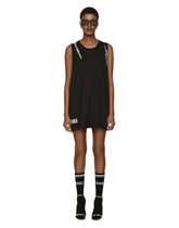 Oversize cotton jersey tank top DGVIB3 - | Dolce & Gabbana