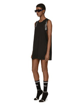 Oversize cotton jersey tank top DGVIB3 - | Dolce & Gabbana