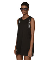 Oversize cotton jersey tank top DGVIB3 - | Dolce & Gabbana