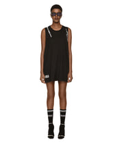 Oversize cotton jersey tank top DGVIB3 - | Dolce & Gabbana
