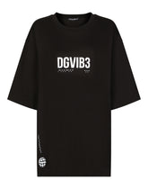 Cotton jersey T-shirt with DGVIB3 print - | Dolce & Gabbana