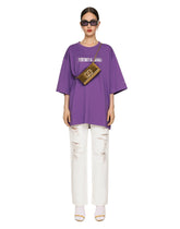 Short-sleeved T-shirt in cotton jersey with DGVIB3 print - | Dolce & Gabbana