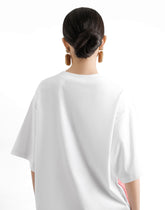 Short-sleeved t-shirt with silk foulard - | Dolce & Gabbana