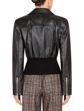 STUDDED LEATHER JACKET - | Dolce & Gabbana