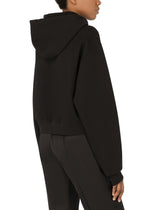 Jersey hoodie with DG print - | Dolce & Gabbana