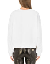 Jersey sweatshirt with 90’s supermodel print - | Dolce & Gabbana