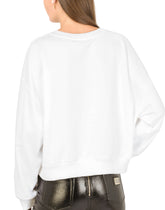 Jersey sweatshirt with 90’s supermodel print - | Dolce & Gabbana