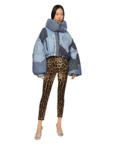 Patchwork denim down jacket - | Dolce & Gabbana