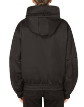 Technical gabardine jacket with hood - | Dolce & Gabbana