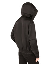 Technical gabardine jacket with hood - | Dolce & Gabbana