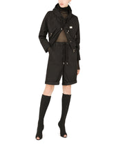 Technical fabric windbreaker with hood - | Dolce & Gabbana