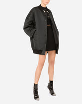 Duchess jacket with logo plaque - | Dolce & Gabbana
