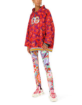 Garden-print jersey hoodie - | Dolce & Gabbana