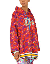 Garden-print jersey hoodie - | Dolce & Gabbana