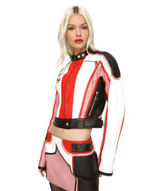 Multi-color leather jacket - | Dolce & Gabbana