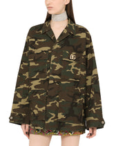 Camouflage-print cotton safari jacket - | Dolce & Gabbana