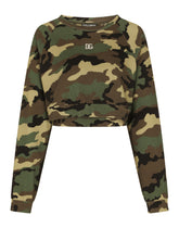 Camouflage-print jersey sweatshirt - | Dolce & Gabbana