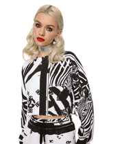 Zebra-print jersey sweatshirt - | Dolce & Gabbana