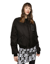 Nylon bomber jacket with DG logo patch - | Dolce & Gabbana