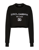 Jersey sweatshirt with Dolce&Gabbana print - | Dolce & Gabbana