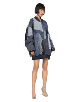 Oversize patchwork denim bomber jacket - | Dolce & Gabbana