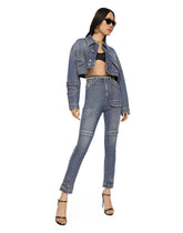 Short patchwork denim jacket - | Dolce & Gabbana