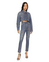 Short patchwork denim jacket - | Dolce & Gabbana