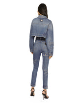 Short patchwork denim jacket - | Dolce & Gabbana
