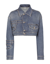 Short patchwork denim jacket - | Dolce & Gabbana
