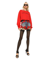 Jersey sweatshirt with “Dolce & Gabbana” print - | Dolce & Gabbana