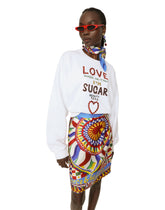 Jersey sweatshirt with Dolce&Gabbana lettering - | Dolce & Gabbana