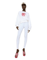 Jersey sweatshirt with DG patch - | Dolce & Gabbana