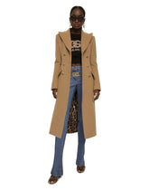 Cropped jersey sweatshirt with embroidered DG patch - | Dolce & Gabbana