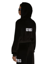 Chenille hoodie with DGVIB3 embroidery - | Dolce & Gabbana