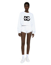 Jersey sweatshirt with DG logo embroidery - | Dolce & Gabbana
