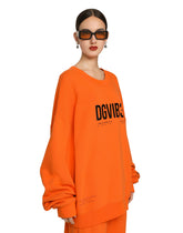 Cotton jersey round-neck sweatshirt with DGVIB3 print - | Dolce & Gabbana
