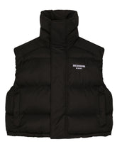 Sleeveless padded nylon down jacket with high neck DGVIB3 - | Dolce & Gabbana