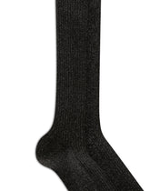 Lurex socks with DG logo - | Dolce & Gabbana