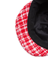 Tweed baker boy hat with peak - | Dolce & Gabbana