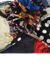 Patchwork turban with floral appliqués - | Dolce & Gabbana