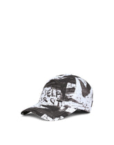 Nylon baseball cap with DG graffiti print - | Dolce & Gabbana