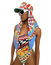 Carretto-print baseball cap - | Dolce & Gabbana