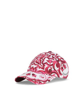 Baseball cap with Majolica print - | Dolce & Gabbana