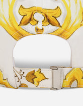 Drill baseball cap with majolica print - | Dolce & Gabbana