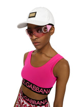 Gabardine baseball cap with DG logo - | Dolce & Gabbana