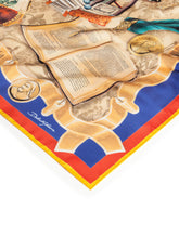 Twill silk foulard with Silk road print: 90 x 90cm- 35 x 35 inches - | Dolce & Gabbana