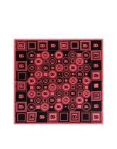 Twill scarf with DG logo print (90 x 90) - | Dolce & Gabbana
